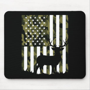 Hunter Camouflage Jagd Buck Elk American F Mousepad