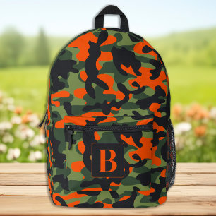Hunter Camouflage Personalisiert Monogram Camoufla Bedruckter Rucksack