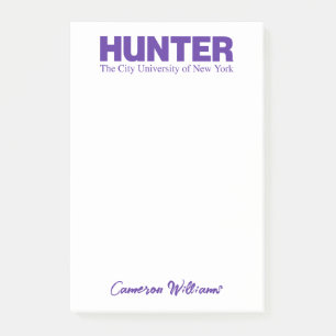 Hunter College CUNY Akademisches Logo Post-it Klebezettel