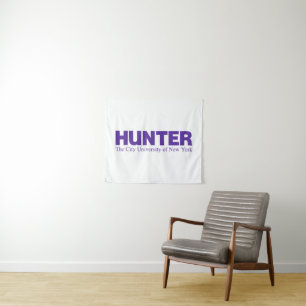 Hunter College CUNY Akademisches Logo Wandteppich