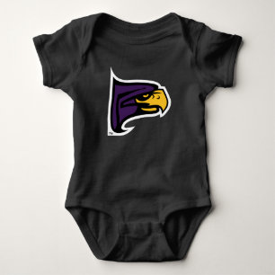 Hunter College Hawk Profil Maskottchen Baby Strampler