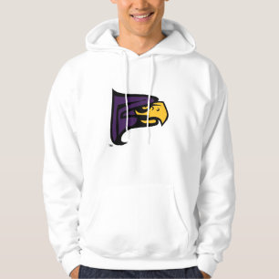 Hunter College Hawk Profil Maskottchen Hoodie