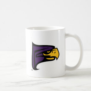 Hunter College Hawk Profil Maskottchen Kaffeetasse