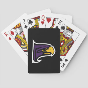 Hunter College Hawk Profil Maskottchen Spielkarten