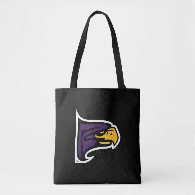 Hunter College Hawk Profil Maskottchen Tasche (Vorderseite)