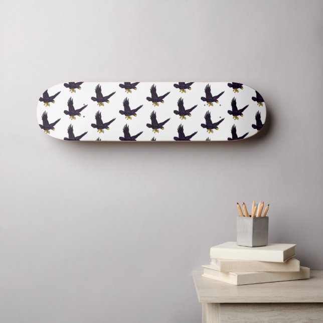 Hunter College Hawk Skateboard (Wandkunst (Horz))