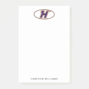 Hunter College Hawks Athletik-Logo Post-it Klebezettel