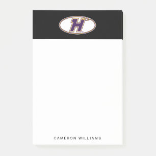 Hunter College Hawks Athletik-Logo Post-it Klebezettel
