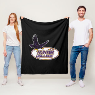 Hunter College Hawks Maskottchen Fleecedecke
