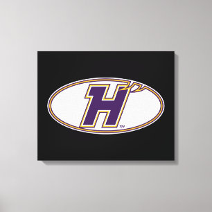 Hunter College Hawks Sportlogo Leinwanddruck
