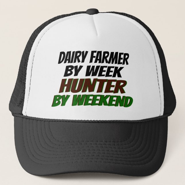 Hunter Dairy Bauer Truckerkappe (Vorderseite)
