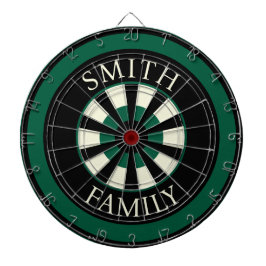 Hunter Green Black Personalisiert Dart Board Dartscheibe