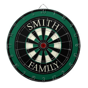 Hunter Green Black Personalisiert Dart Board Dartscheibe