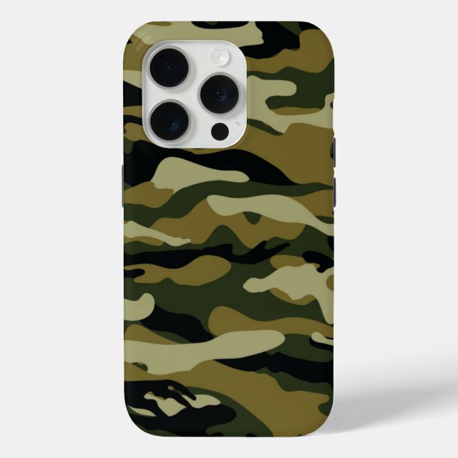 Hunter Green Camouflage Case-Mate iPhone Hülle (Rückseite)