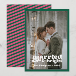 Hunter Green & Cranberry Newlyweds Weihnachten