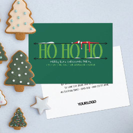 Hunter Green Elf Shenanigans Weihnachtsfeiertag Pa Einladung