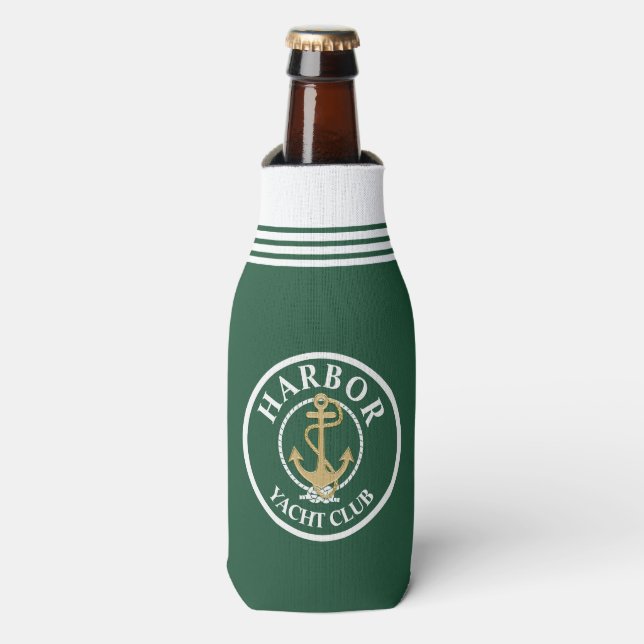 Hunter Green Nautic Flasche Cooler Flaschenkühler (Flaschenvorderseite)