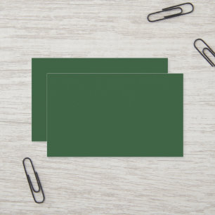 Hunter Green Oceania Business Card Visitenkarte
