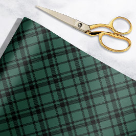 Hunter Green Scottish Tartan Kariert Holiday Geschenkpapier