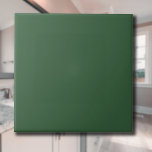 Hunter Green Solid Color | Classic | elegant Fliese<br><div class="desc">Hunter Green Solid Color | Classic | elegant | Trendy | Stilvoll | Geschenk</div>