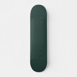 Hunter Green Solid Color Skateboard
