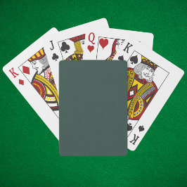 Hunter Green Solid Color Spielkarten
