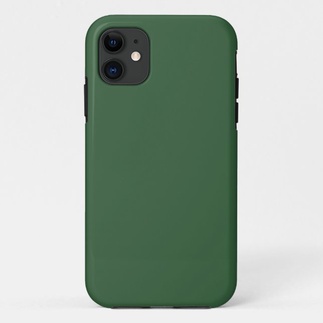 Hunter Green Tough iPhone 11 Fall Case-Mate iPhone Hülle (Rückseite)