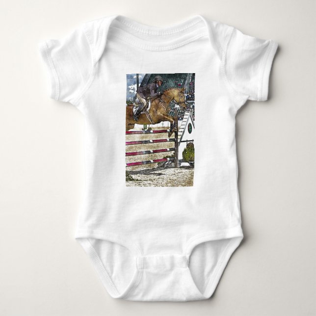 Hunter Jumper Baby Strampler (Vorderseite)