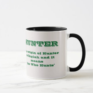 HUNTER Name Tasse