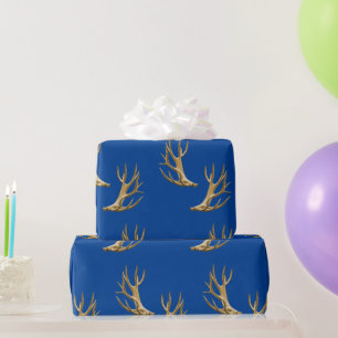 Hunter Outdoorsman Antler Pattern Party Geschenkwr Geschenkpapier