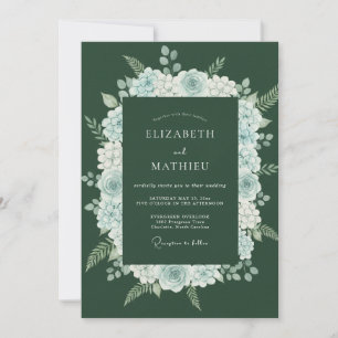 Hunter Powder Kranz Hochzeit Einladung