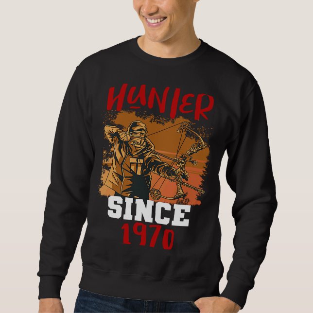 Hunter seit 1970 sweatshirt (Vorderseite)