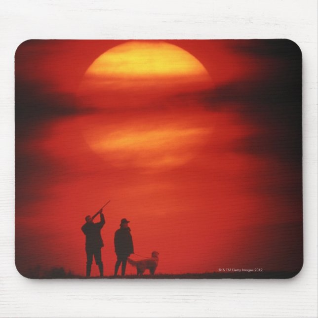 Hunter und Hund Mousepad (Vorne)