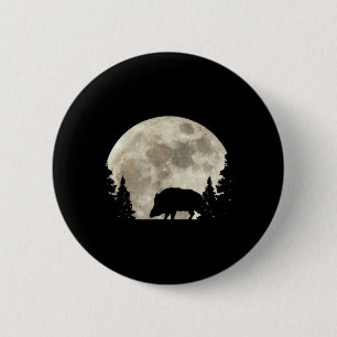 Hunter Wild Boar Keiler Wildsau Jagdjäger Button