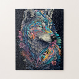 Hunter Wolf Illustration