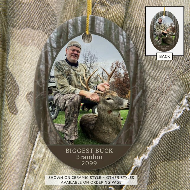 Hunter Woods Foto Personalisiert Keramik Ornament (Von Creator hochgeladen)