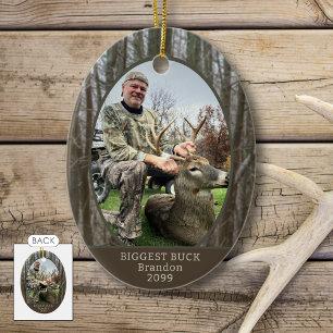 Hunter Woods Foto Personalisiert Keramik Ornament