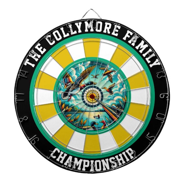 Hunter's Encks Flying Wall Art Dartscheibe (vorne)