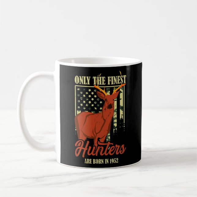 Hunting 70th Birthday Deer Hunter 70 Years Old Kaffeetasse (Links)