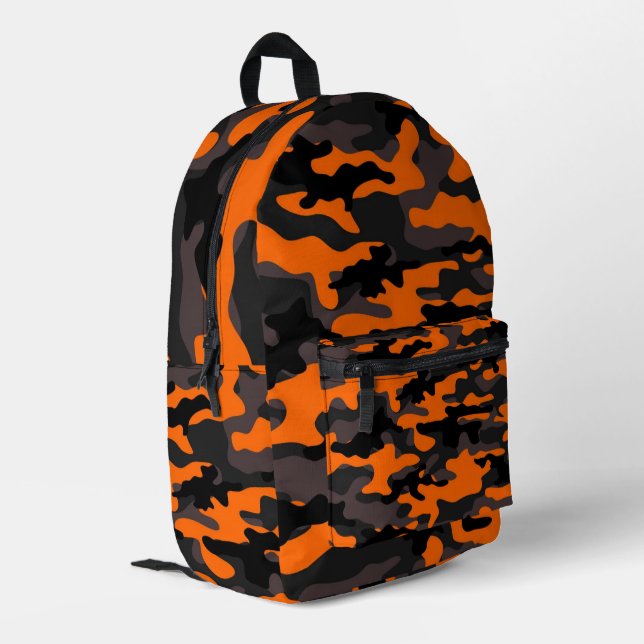 Hunting Camo Bedruckter Rucksack (Rückseitige Ecke links)