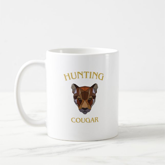 hunting cougar shirt kaffeetasse (Links)