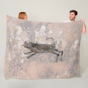Hunting Dog Petroglyph Rochester Creek Utah Fleecedecke
