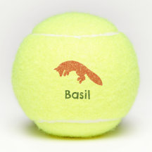 Hunting fox tennis ball