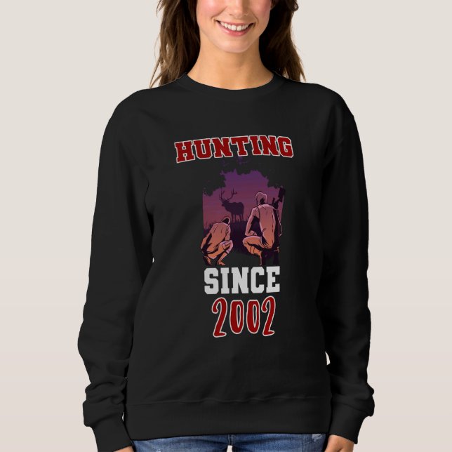 Hunting since 2002 sweatshirt (Vorderseite)