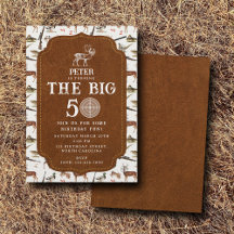 Hunting Wildlife Outdoorsman Adult Birthday Party