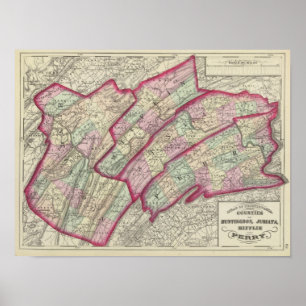 Huntingdon, Juniata, Mifflin, Perry counties Poster