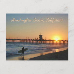 Huntington Beach at Sunset Carte postale