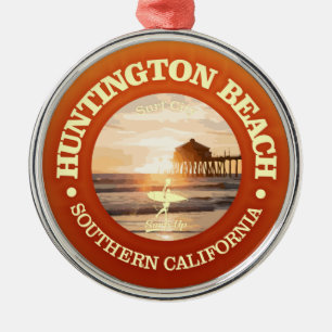 Huntington Beach (C) Ornament Aus Metall