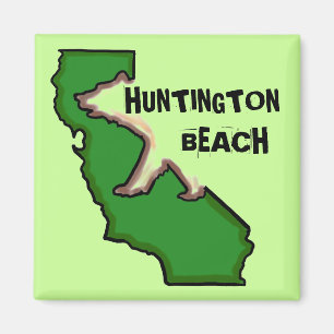 Huntington Beach California Magnet für grünen Staa