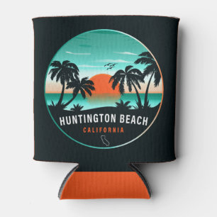 Huntington Beach California Retro Sunset Souvenirs Dosenkühler